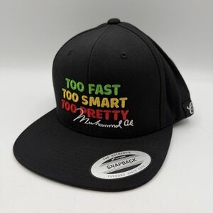 Muhammad Ali‎ Contenders Too Fast Smart Pretty Hat Cap Black Adjustable Snapback